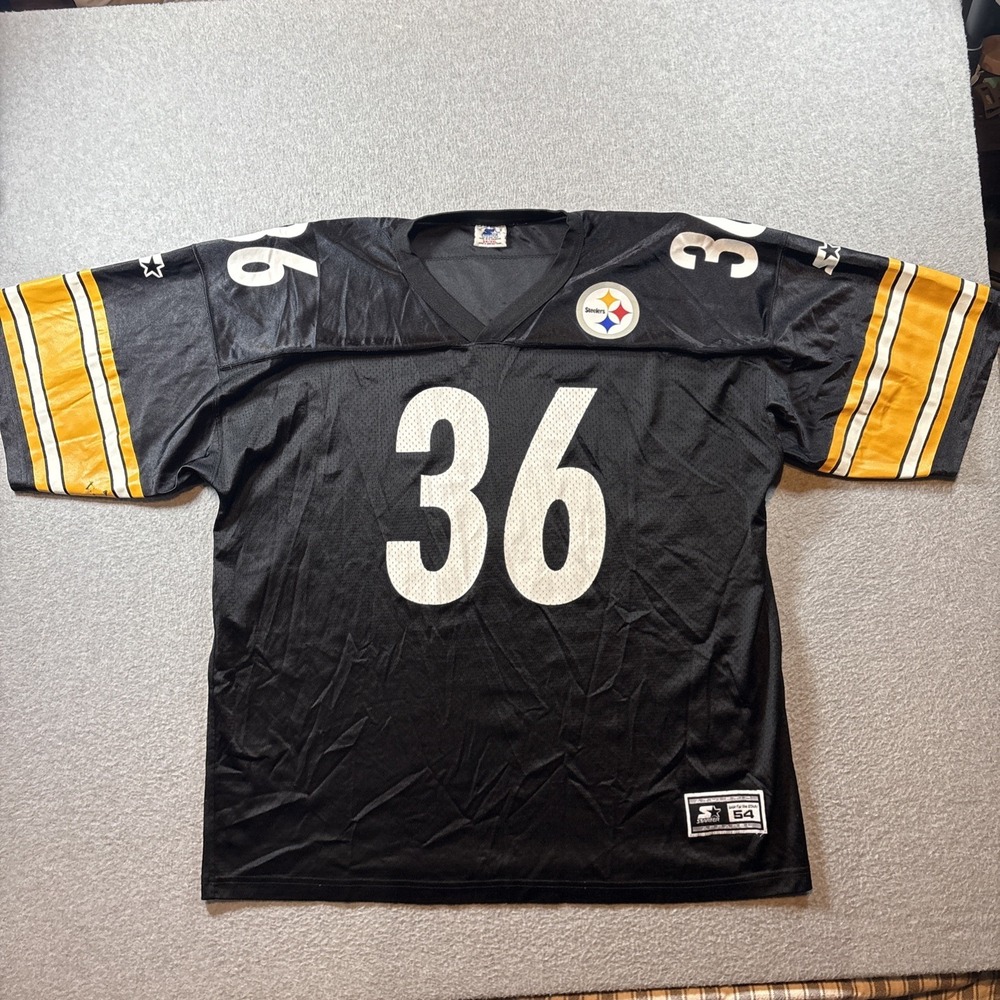 Jerome Bettis Pittsburgh Steelers 90s NFL Starter Football Jersey Sz 2XL 54